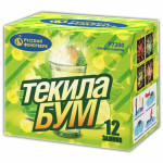 Текила-бум 12 залпов 0,8" Батарея салютов Р7200 