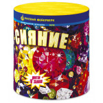 Сияние 10 залпов 0,8" Батарея салютов +фонтан Р6750 